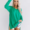 Napa Chill Shift Sweater in Kelly Green Image - 1