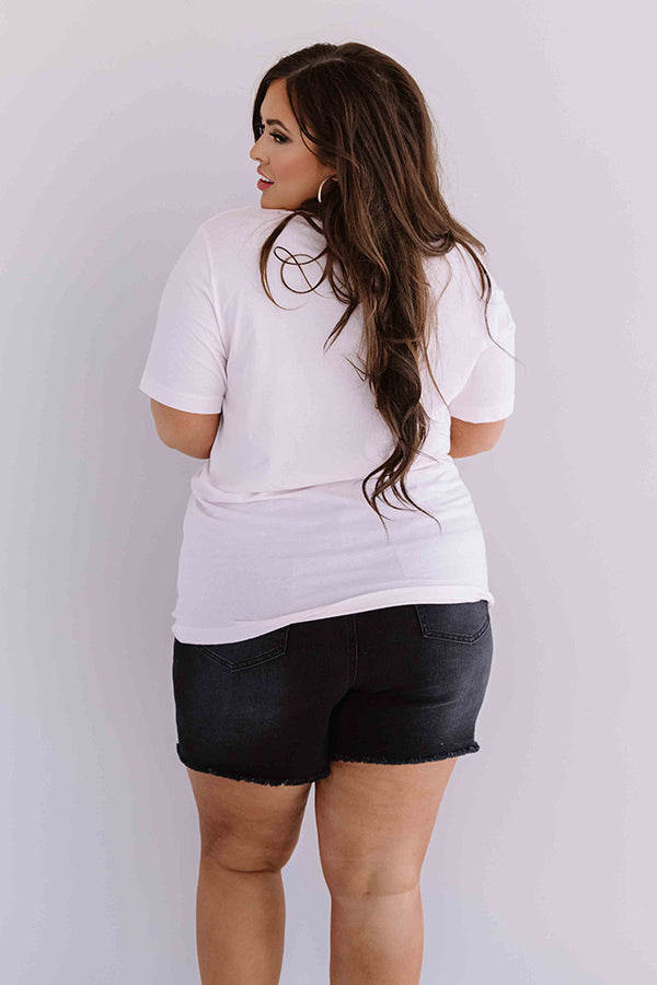 Champagne Gang Camo Shift Tee In Pink Curves Image - 5