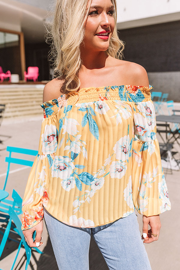 A Little Paradise, Please Off Shoulder Top Image - 5