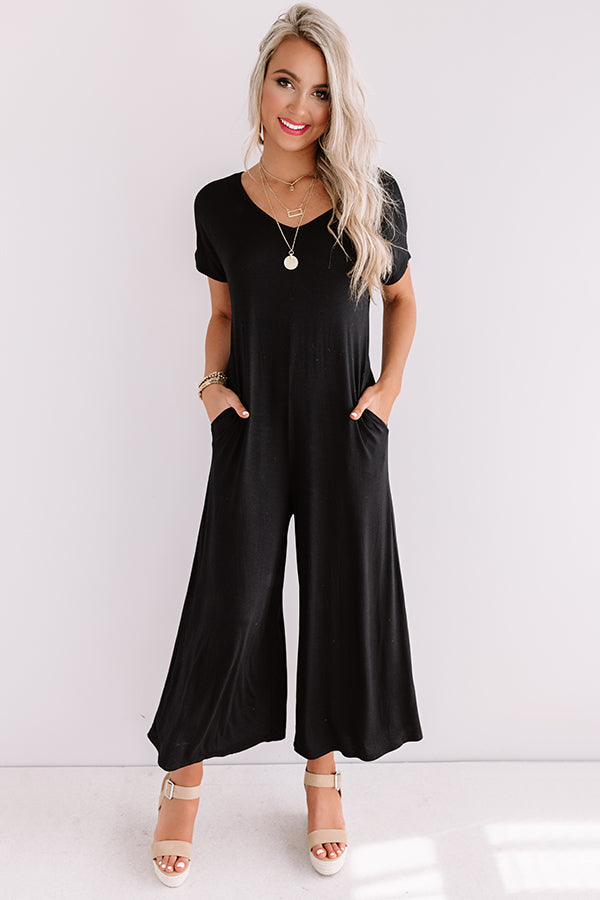 Vibe To This Jumpsuit In Black Image - 1