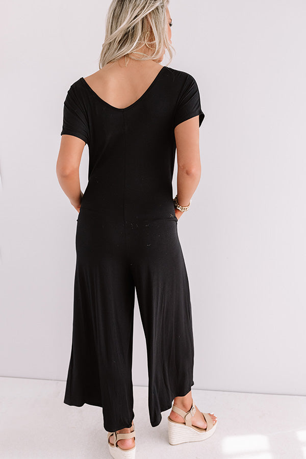 Vibe To This Jumpsuit In Black Image - 5