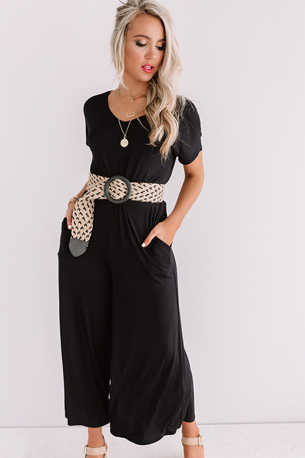 Vibe To This Jumpsuit In Black Image - 2