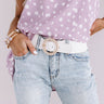 Settle For Chic Belt In White Image - 1