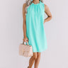 Settle For Chic Shift Dress In Seaglass Image - 1