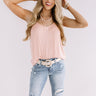 Honolulu Happy Hour Shift Tank In Rose Quartz Image - 1