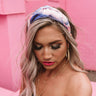 Hard To Top Tie Dye Headband In Blue Image - 1
