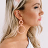 Pebble Beach Party Beaded Earring in Peach Image - 1