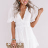 Tea Party Perfection Ruffle Dress In White Image - 1