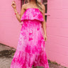 Craving Cabo Tie Dye Maxi In Pink Image - 1