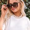 Quay X Chrissy Ever After Sunnies in Tortoiseshell Image - 1