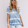 Pacific Coast Highway Shift Tee in Airy Blue Image - 1