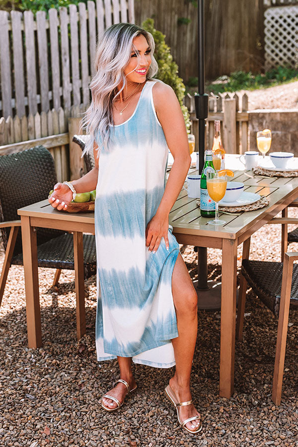 Coastal Condo Tie Dye Midi Image - 2