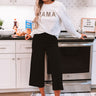 The Josie High Waist Knit Pants In Black Image - 1