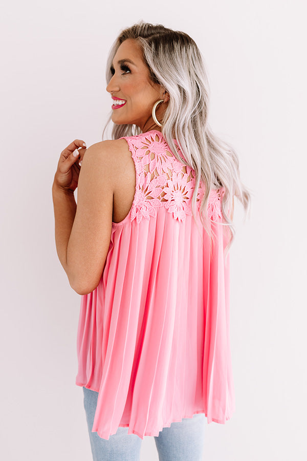 Sipping In The Shade Crochet Top Image - 4