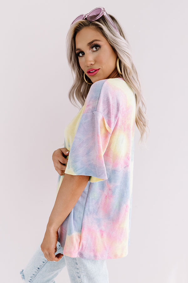 Santa Rosa Sunshine Tie Dye Tee Image - 5