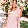 Bondi Bliss Babydoll Top In Pink Image - 1