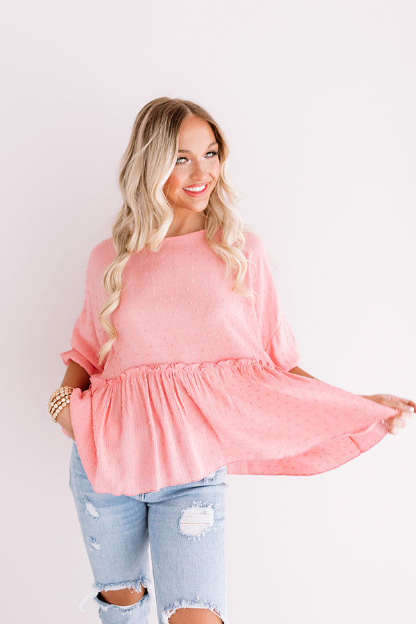 Maui Market Shift Top In Pink Image - 1