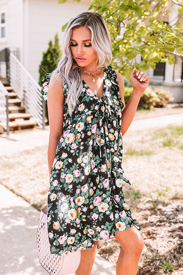 Floral Flair Babydoll Dress Image - 3