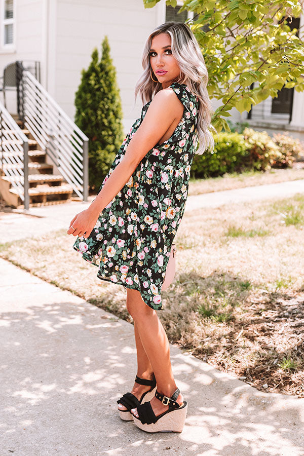 Floral Flair Babydoll Dress Image - 5