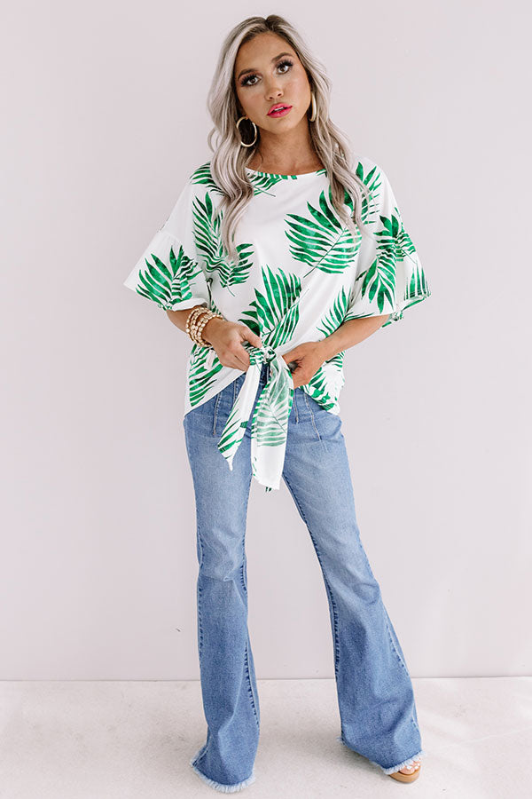 Path To Paradise Tie Top Image - 2