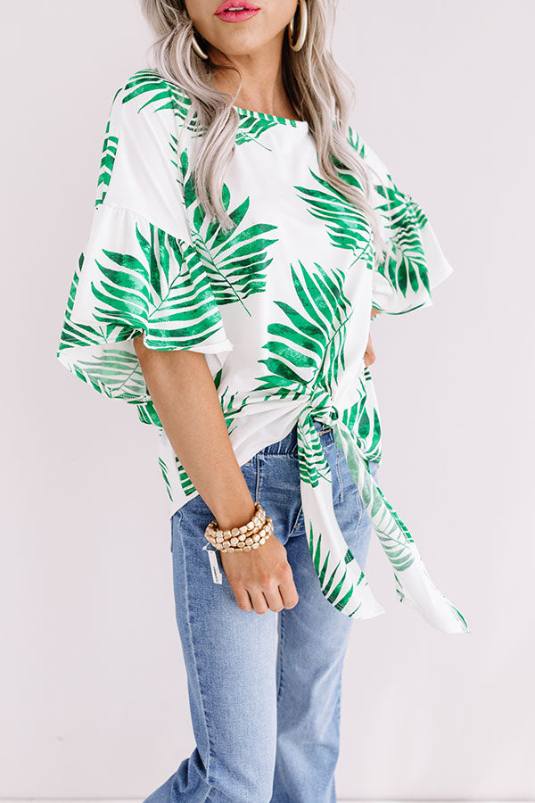 Path To Paradise Tie Top Image - 4