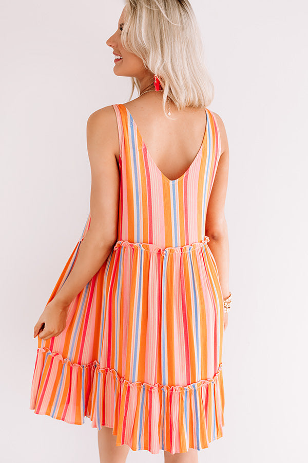 Beachy Vibe Stripe Dress Image - 3