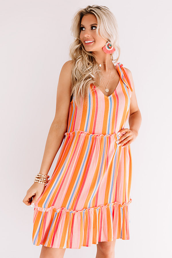 Beachy Vibe Stripe Dress Image - 2