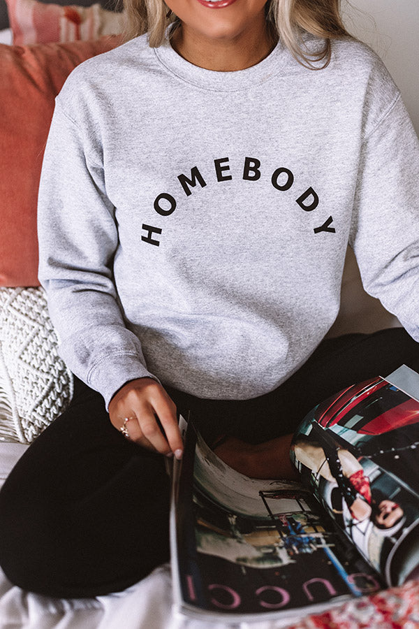 Homebody Sweatshirt in Grey Image - 3