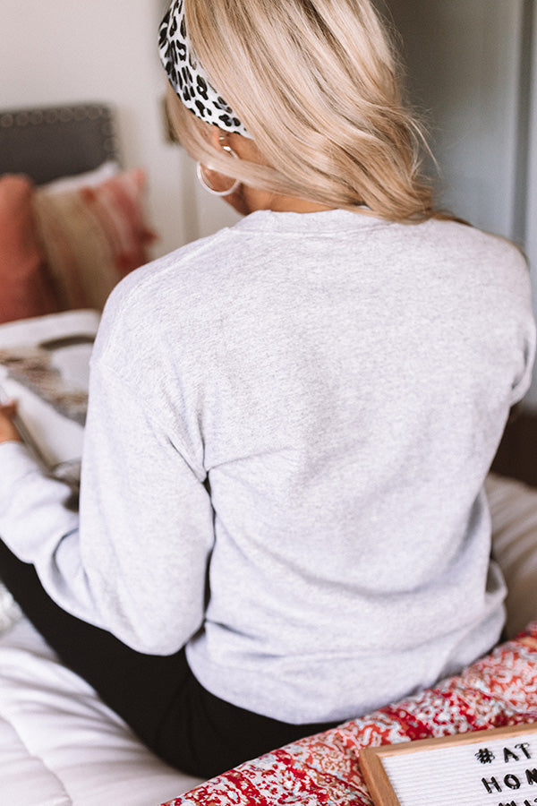 Homebody Sweatshirt in Grey Image - 5