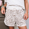 Morning Light Leopard Shorts in Birch Image - 1