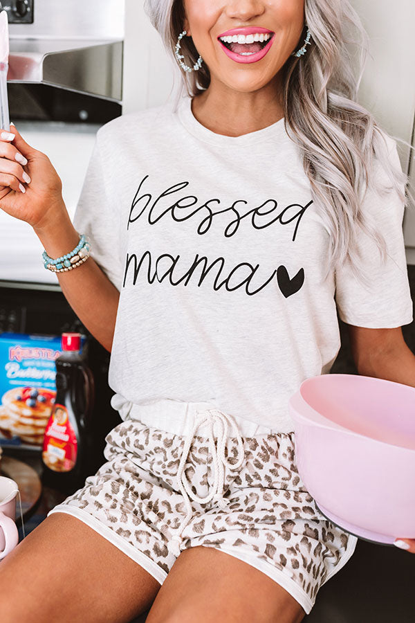 Blessed Mama Shift Tee Image - 3