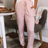 Ideal Comfort Joggers In Blush Image - 1