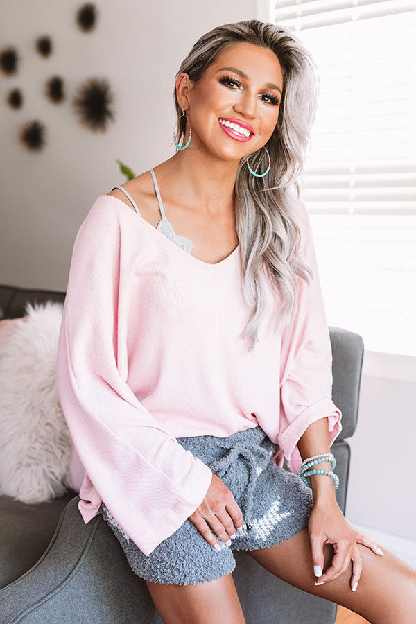 A Beautiful Life Knit Tunic In Pink Image - 4