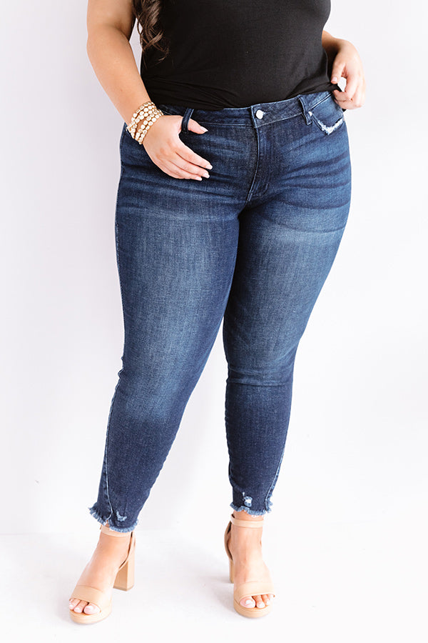 KanCan The Sarabeth Midrise Ankle Skinny Curves Image - 3