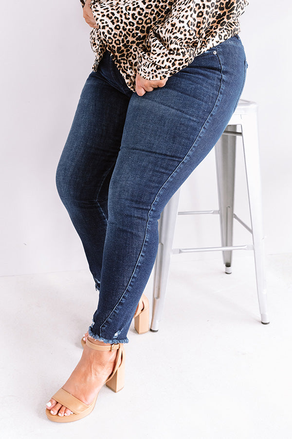 KanCan The Sarabeth Midrise Ankle Skinny Curves Image - 1