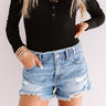 KanCan The Soleiel High Waist Distressed Shorts Image - 1