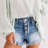 KanCan The Bonnie High Waist Frayed Shorts Image - 1