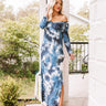Peace Out Tie Dye Maxi In Navy Image - 1