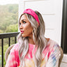 Serving Up Chic Headband In Hot Pink Image - 1
