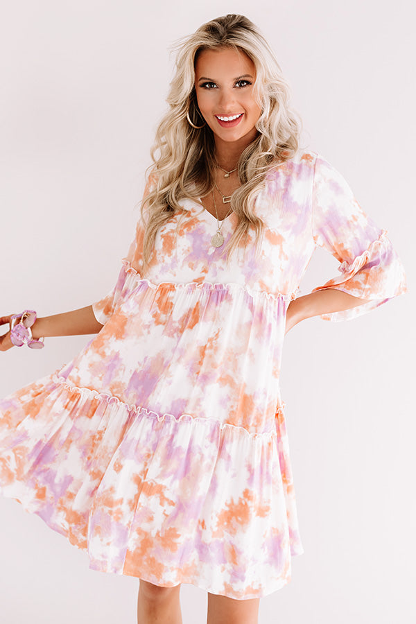 Color Story Tie Dye Shift Dress Image - 1