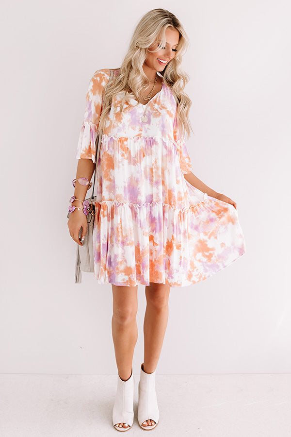 Color Story Tie Dye Shift Dress Image - 1