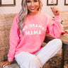 No Drama Mama Sweatshirt In Pink Image - 1