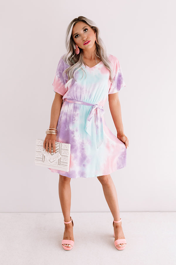 Maui Twist Tie Dye Dress Image - 4