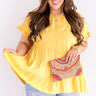Simply Southern Babydoll Top in Marigold Curves Image - 1