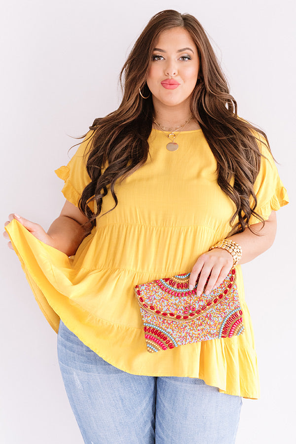 Simply Southern Babydoll Top in Marigold Curves – Impressions