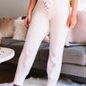 Morning Cuddles Fuzzy Joggers in Rose Quartz Image - 1