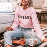 Life Of A Homebody Sweatshirt In Pink Image - 1