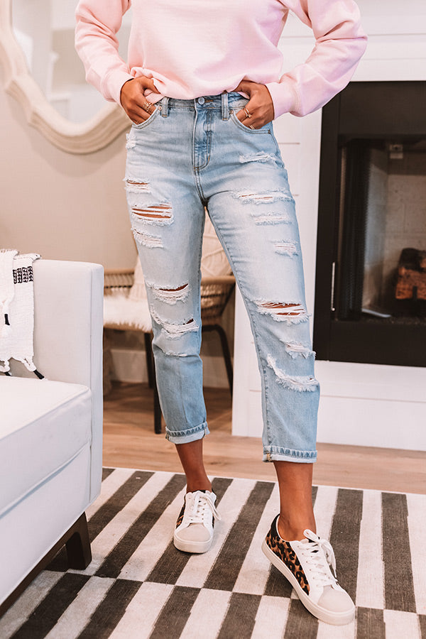 KanCan The River High Waist Distressed Relaxed Skinny Image - 1