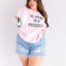 Be There In A Prosecco Sweatshirt In Pink Curves Image - 1