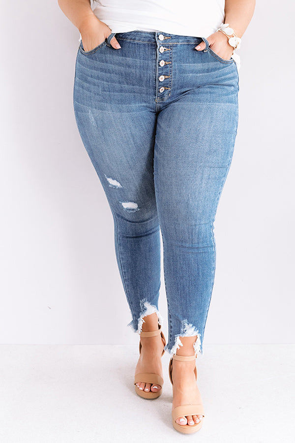 KanCan The Estelle High Waist Ankle Skinny   Curves Image - 3